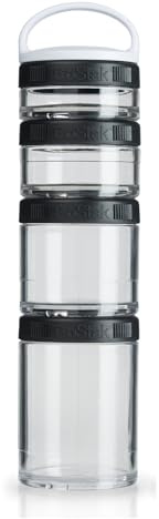 Blender Bottle Go Stak, Black, 150ml, 100ml, 60ml, 40ml