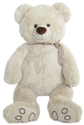 Wagner 9036 - XL Plüschbär Teddy Bär - 55 cm groß - weiß - Teddybär