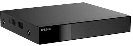 D-Link BNR-008 H.265 - Videoregistratore di rete a 8 canali, NVR 8 MP/1080p, rilevamento intelligente del movimento (persone e veicoli), doppia uscita HDMI/VGA, accesso remoto, supporto 8 TB