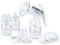 NUK Nature Sense Breastfeeding Kit with Hand Pump and Bottles, White