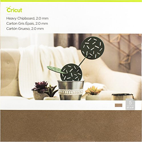 Cricut Heavy Chipboard (5 Pack), Brown, 28cm x 28cm (11 x 11), 2004854