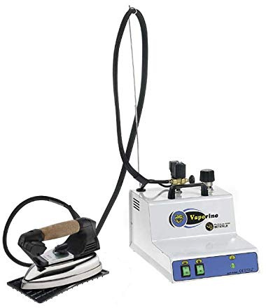 Battistella VAPORINO Maxi L Générateur de vapeur avec station de repassage en fer et téflon avec tambours et semelle en acier inoxydable