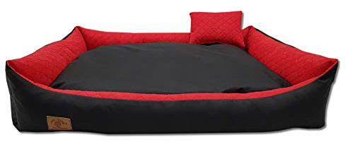 Odolplusz XXL Hundebett 120x90cm - Abnehmbarer, wasserdichter Bezug - Bequemer Hundekorb für große & mittelgroße Hunde - Waschbar & Robust