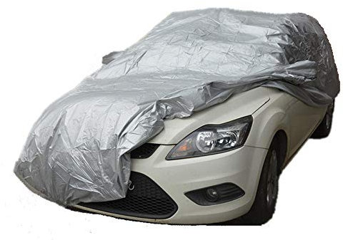 BEPM Car Cover Autoabdeckung Autoplane Autoabdeckplane Autoabdeckungen Größe S/M/L/XL SUV L/XL Innen Außen Außen Autoabdeckung Sonne Uv Schneestaub Regenbeständiger Schutz-S.