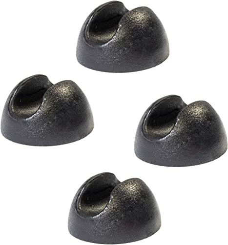 WAGNER Bodenschoner/Bodenschützer für Hairpin Legs Ø 30 x 20 mm für Rohre Ø 9 mm, hochwertiger Kunststoff, schwarz, schützt alle Böden vor Kratzern - 12393099