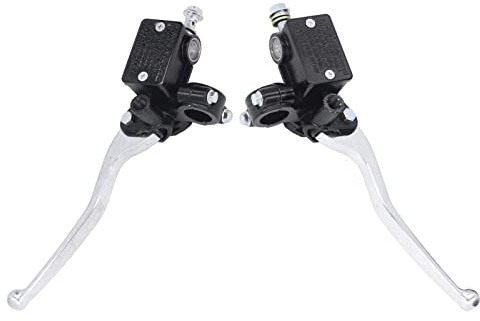 Fydun Leve Pompa Freno Frizione 2 Pezzi Sinistra Destra Universale 7/8 Pollici Freno Idraulico del Manubrio della Moto Sostituzione per Scooter Majesty Cruiser T2 T3 T5 T8