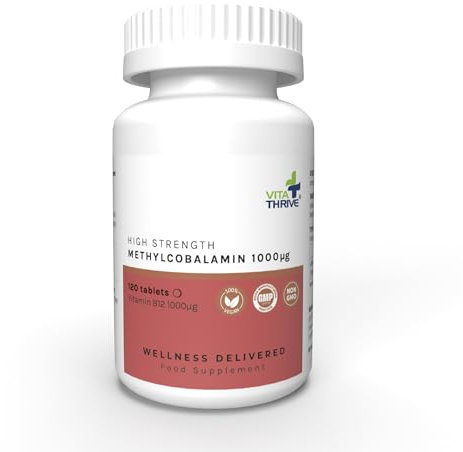 VitaThrive® Vitamin B12 (Methylcobalamin) 1000µg - 120 Tablets