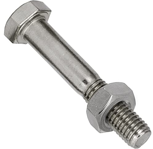 Sechskantschrauben mit Schaft M16x90 und Sechskantmuttern (10 Stück) DIN 931 + DIN 934 Holzschrauben OPIOL QUALITY®