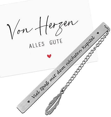 Lesezeichen Metall 13x2,6cm Abschiedsgeschenk Viel Spaß mit dem nächsten Kapitel Ruhestand Lehrer Bookmark Weihnachten Geschenk für Leseratten Freund Studenten Kollegen Lehrerin Erzieherin Abschluss