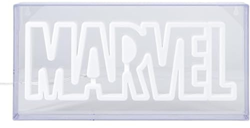Marvel LED Neonlicht - Offiziell lizenziert, freistehendes oder wandmontierbares Licht-Schild - Gaming-Raum-Zubehör & Film-Memorabilien-Dekor, Bunt