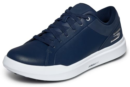 Skechers Go Golf Homme Drive 6 Arch Leather Relaxed Fit Spikeless Golf Shoe Basket