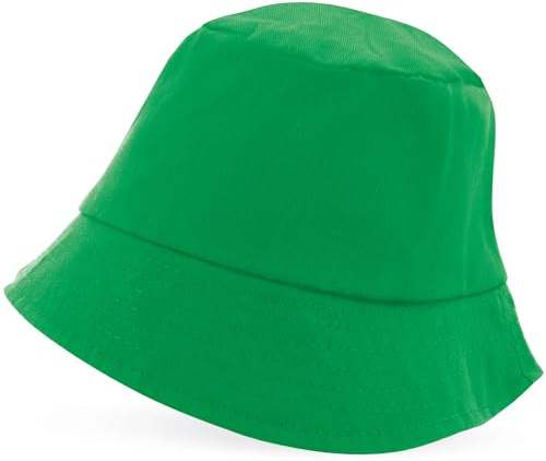makio Unisex-Erwachsene Bucket Hut, Baumwolle, Grün, 60 cm