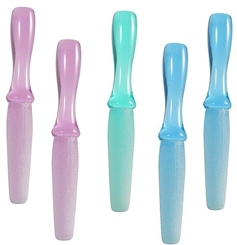 CANIGHT 5piezas Pies Profesional Para Eliminar Piel Muerta y Durezas Herramienta De Pedicura Diseño Ergonómico Aleatorios Transparente Morado