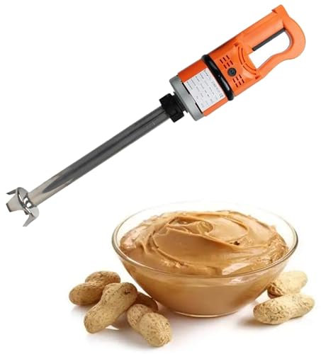 Licuadora de mano eléctrica de 500W, varilla agitadora de 377 mm, 12 000 r/min, licuadora de mano resistente, batidora portátil multiusos para sopas y batidos