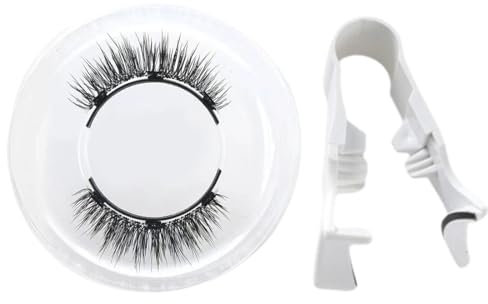 HAMKU Ciglia finte magnetiche Ciglia magnetiche,ciglia finte naturali,ciglia magnetiche senza eyeliner magnetico ciglia magnetiche con applicatore,non necessita di colla ciglia magnetiche(M07)