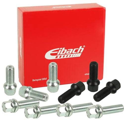 BandelOne enthält 10x Eibach Pro-Spacer Radschrauben M14X1,5 37mm Kugelbund A/g Schwarz