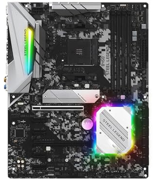 pc motherboard Fit For ASRock Brand B450 STEEL LEGEND Motherboard Support Ryzen 5 5600 5600G R7 5700X3D 5800X CPU 4xDDR4 HDMI M.2 ATX AM4 Mainboard