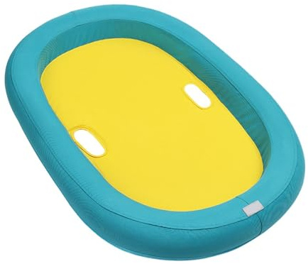 Tumbona de natación para perros, piscina para perros para piscina y lago, colchón hinchable para perros y balsa resistente a los arañazos, tumbona flotante para perros grandes y pequeños, 98 x 68 cm