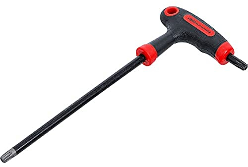 BGS Diy 7880-T40 | Destornillador con empuñadura en T y cuchilla lateral | perfil en T (para Torx) con/sin perforación T40