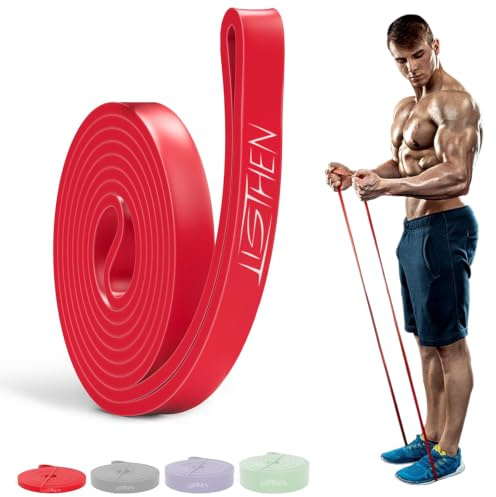 LISTHEN Gummiband Sport, Widerstandsband für Muskelaufbau und Fitness, Resistance Band für Muskelrehabilitation, Stretching und Yoga, für das Training, Trainingsband