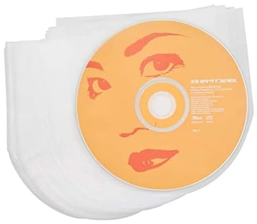 MUSIC MAT Bustine antistatiche HDPE per CD/DVD/Antigraffio Antimuffa/Pezzi 100 / cod.60259