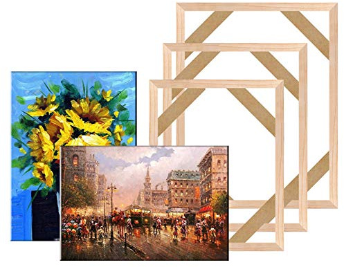 ADJAN Photo frame DIY Wooden Canvas Frame For Oil Painting Canvas Print Painting Frames Gallery Canvas Stretcher Bar Decoration For Home (Color : 30x50cm)