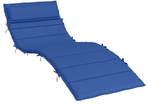 vidaXL Sonnenliegen-Auflage Königsblau 180x60x4 cm Oxford-Gewebe
