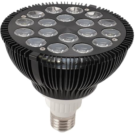 LED-Aquarium-Glühbirne, 18 W, Salzwasser-Aquarium-Licht, Vollspektrum, Wasserpflanzen, Wachstumslampe, Refugium-Licht mit -blauen, Weißen, Rot-grünen LEDs, Rifflichter für