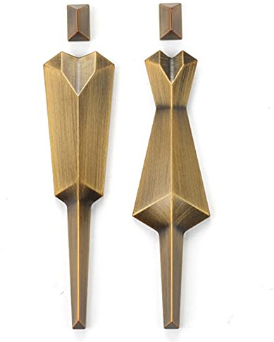 CHFYIJYHM Badezimmer-Türschilder, Toilettenschild for Männer und Frauen, gebürstet, Toilettenschilder aus Aluminium, Badezimmerschild-Dekoration, for Büros, Unternehmen und Restaurants(B)