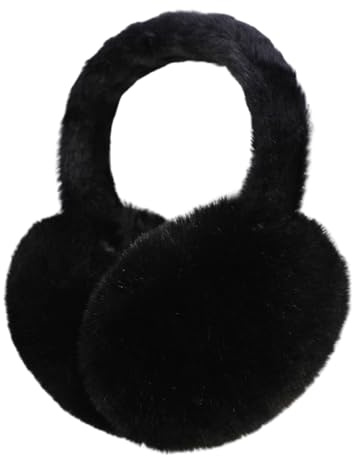 EIYVPRA Cache-oreilles, cache oreille femme, cache oreille, cache-oreilles d'hiver pliable réglable en peluche confortable plus doux pour l'hiver l'équitation cache-oreilles chauds pour homme et femme