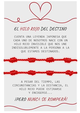 Yacuna Pulsera 7 Nudos Roja Original – Pack de 2 Pulseras de 7 Nudos Mal de Ojo – Hilo Rojo Ajustable de la Suerte y Protección- Pulsera Roja Fin de Año – Amuleto Contra Malas Energías Hombre Mujer