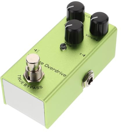 Warmhm Gitarren-effektpedal mit Leistungsmesser, Hallpedal und Delay-funktion, Kompaktes Gitarrenpedal mit Equalizer, Verzerrung und Verstärker für Musiker