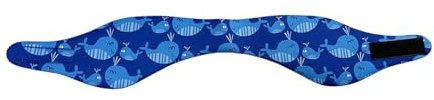 Diadema de natación ajustable, cubierta protectora para las orejas, cómoda diadema de natación para niños y adultos