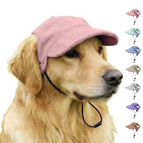 Casquette de baseball pour animaux de compagnie avec trous pour les oreilles, bonnet multicolore pour chiens et chats, chapeau de soleil d'été et d'automne, casquette de baseball pour chiens et chiens