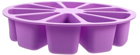 VALICLUD Stampo da Forno Fai da Te in Silicone Antiaderente a 10 Cavità Triangolari, Tortiera per Chiffon Cake e Muffin, Riutilizzabile per Dolci in Casa e Cucina, Facile da Usare