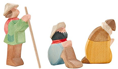 Ostheimer 66520 - Hirtengruppe, 3-teilig - Minis mit Geschenkkiste, 3 Teile