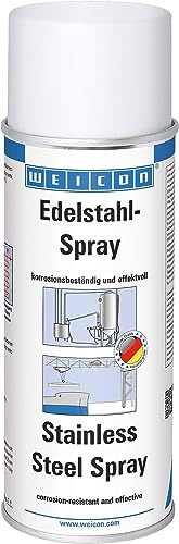 WEICON Edelstahl-Spray 400ml korrosionsbeständige Oberflächenbeschichtung | Edelstahlspray, Metallbeschichtung, Korrosionsschutz, für Edelstahloptik