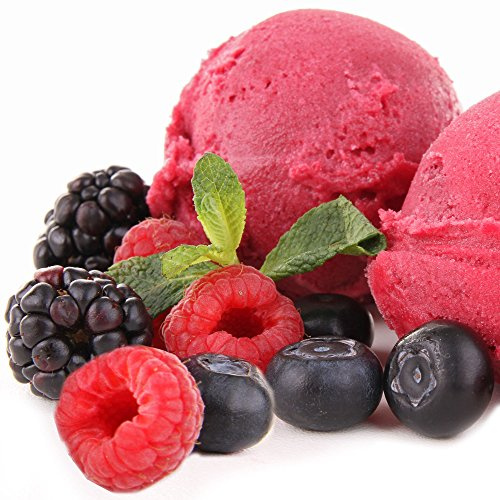 Brombeer Himbeer Heidelbeer Geschmack 1 Kg Gino Gelati Eispulver für Speiseeis Softeispulver Speiseeispulver