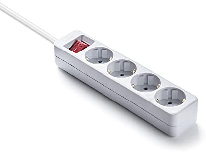 FAMATEL-9/704/Int.Cable socle 4 prises 1,5 m.