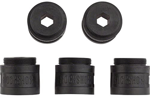 ROCKSHOX Spessori di Volume Bottomless Tokens, da 32 mm, per forcelle SID/Reba/Revelation/RS1/Bluto/Argyle RCT Solo Air, 5 Pezzi, Colore Nero