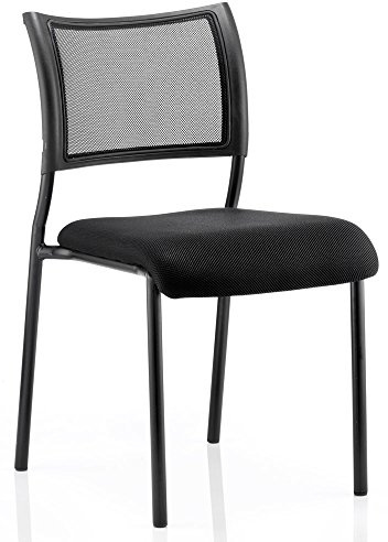 Dynamic Brunswick Visitor Fabric Chair without Arms - Black