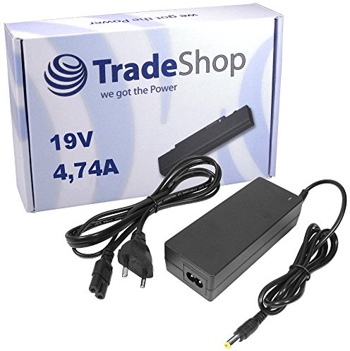 Notebook Laptop Netzteil Ladegerät Ladekabel Adapter 19V 4,74A 5,5mm x 1,7mm Stecker für ACER Aspire 6530G 6920 6920G 6930 6930G 6935 6935G 7004 7230 7250 7250G 7330 7520G 7530 7530G 7535 7535G 7540