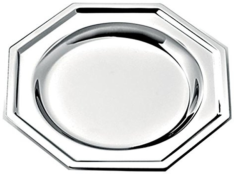 Ten Set 6 pezzi Sottobicchiere Ottagonale in Acciaio cod.EL80615/6 cm 1,5h diam.11,2 by Varotto & Co.