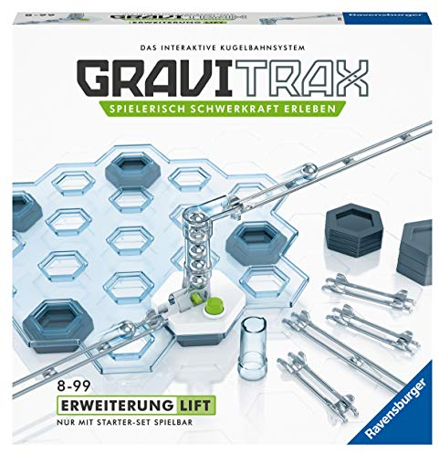 GraviTrax 27611 Erweiterungs-Set Lift für das interaktive Kugelbahnsystem, Bunt