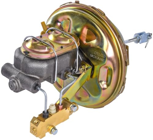 JEGS Power Brake Booster Conversion Kit | For GM A, F, X Body Cars | Compatible With Front Disc/Rear Drum Systems