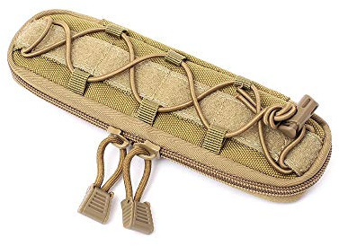 WYNEX taktisk knivfodral, MOLLE-ficklampa, verktygsfickor, enkel pistolhållare, patronklämma, extern multiverktygsficka i nylon