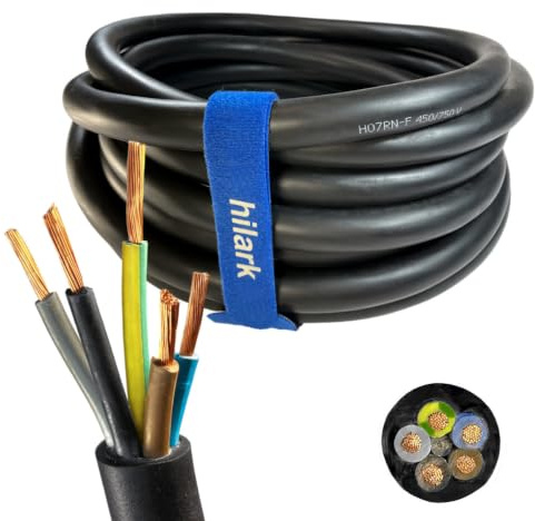 Hilark Cable Tech Gummikabel H07RN-F 5x6 mm² (5g6 mm²) 25m schwarz
