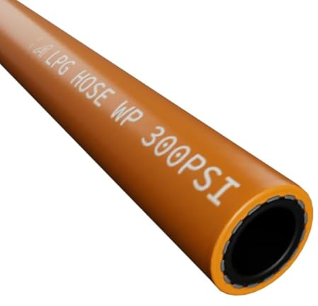 ap automotive Tuyau de bouteille de gaz GPL de 8 mm de diamètre intérieur x 1 m pour barbecue, camping, caravane, camping-car