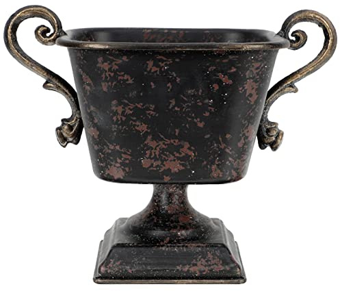 Alipis Blumentopf Vintage Antiker Blumentopf Metall Rustikaler Bauernhaus-Pflanzgefäß Dekorativer Blumeneimer Für Außenbereich Innengarten Zuhause Tischdekoration