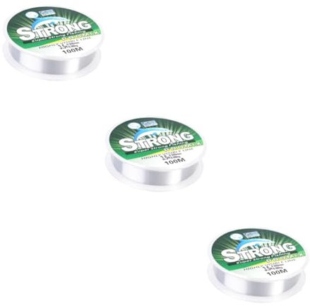 Supvox 3st Angelspule Fischgeflecht Geflochtenes Fischen Angelleine Angeln Angeldraht Geflochtene Schnur Nylon-Seil Angelschnur Aus Fluorkohlenstoff Rote Angelschnur Weben Stange Werfen